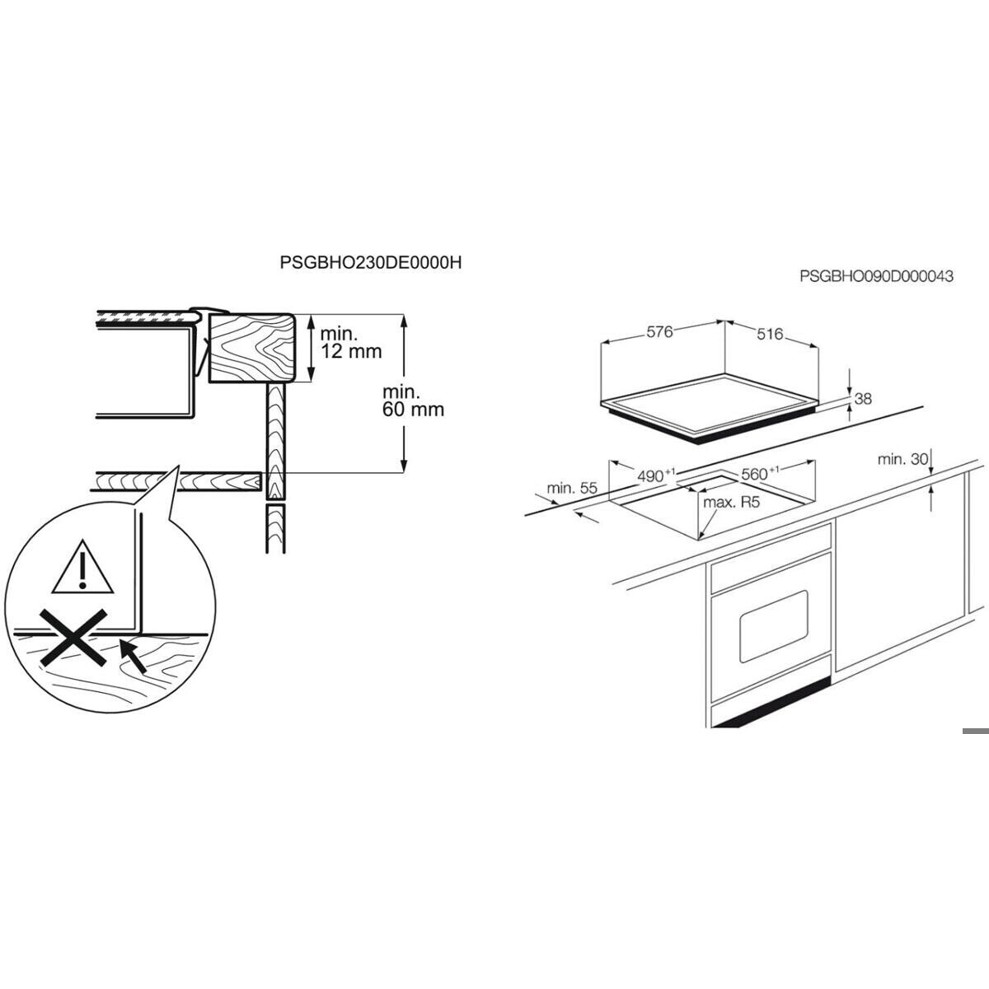 AEG Kombi 1025 – Einbauherdset (OU5AE10CM + HE604000XB)