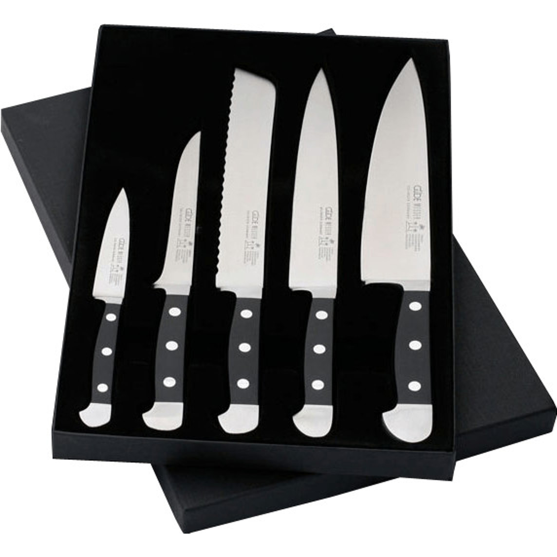 Güde Alpha 5-teiliges Messer Set - Hochwertige Küchenmesser für Profis und Hobbyköche Güde Alpha 5-teiliges Messer Set - Hochwertige Küchenmesser für Profis und Hobbyköche