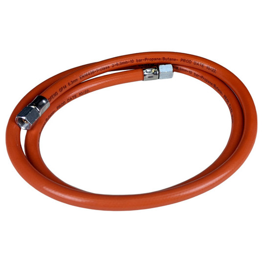 Gasschlauch 150 cm - beidseitig 1/4" links Gasschlauch 150 cm - beidseitig 1/4" links