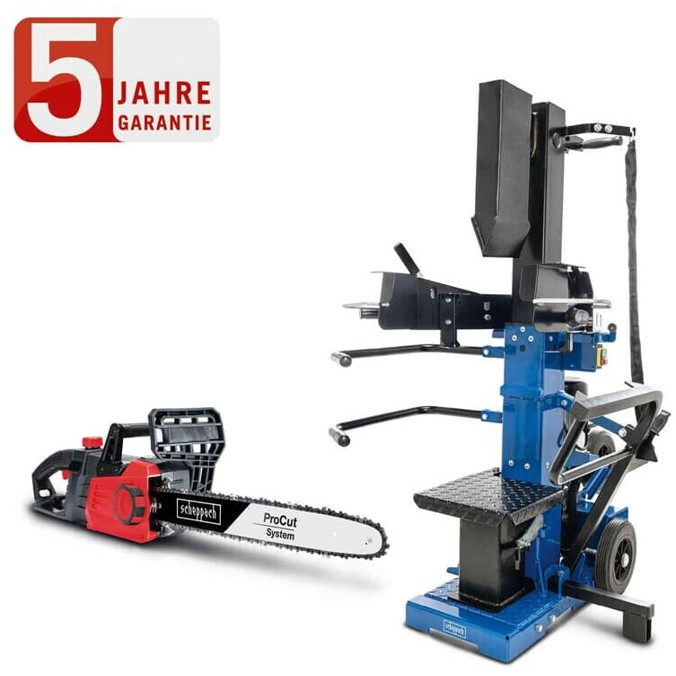 Scheppach Holzpalter Compact 15T - Stehend, 400V, Max. Spaltgut 1070x450mm + CSE2700