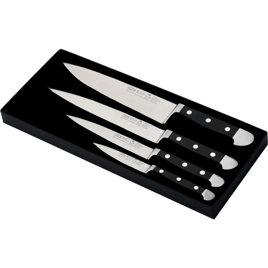 Güde Alpha 4-teiliges Messerset - Premium Schneidwerkzeuge für die Küche