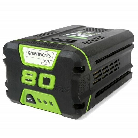 Greenworks 80V 4Ah Lithium-Ionen Akku für Gartengeräte (Modell G80B4) Greenworks 80V 4Ah Lithium-Ionen Akku für Gartengeräte (Modell G80B4)