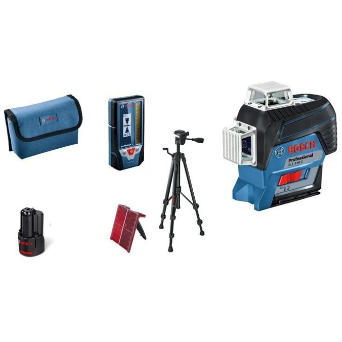 Bosch GLL 3-80 Professional Baulaser – Präzise Linien für Bauprojekte (0 615 994 0LD) Bosch GLL 3-80 Professional Baulaser – Präzise Linien für Bauprojekte (0 615 994 0LD)