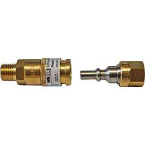 Schnellkupplung für Schlauch - Sauerstoff 1/4 RH Schnellkupplung für Schlauch - Sauerstoff 1/4 RH
