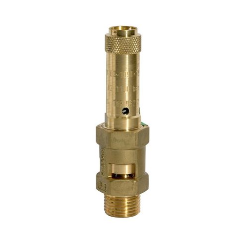 Sicherheitsventil aus Messing - G 1/2 - Ansprechdruck 2,5 bar | Überdruckventil Sicherheitsventil aus Messing - G 1/2 - Ansprechdruck 2,5 bar | Überdruckventil