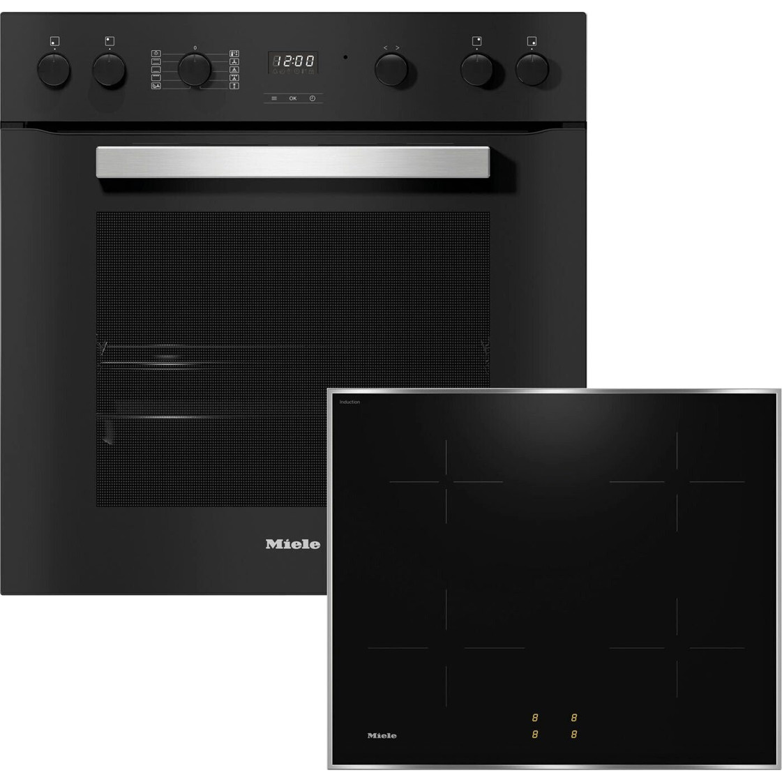 Miele TwinSet Comfort Herdset H 2459 I + KM 7061 FR