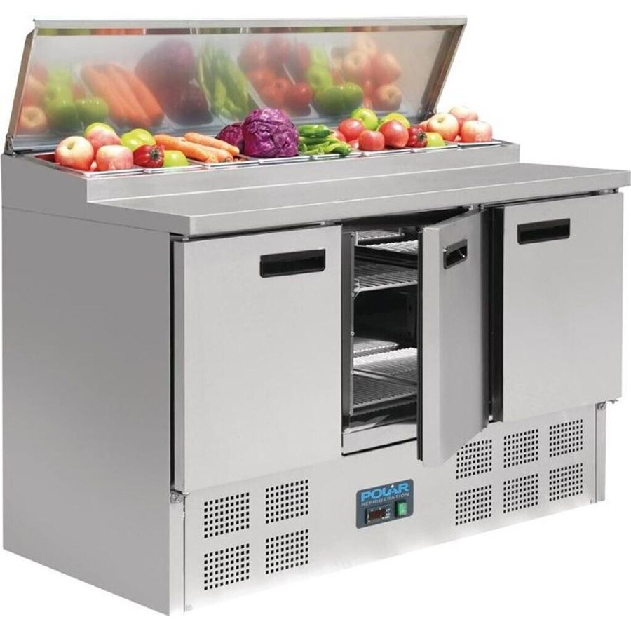 Polar Refrigeration Saladette & Pizzatisch 390L - Kühltechnik (5050984131912)
