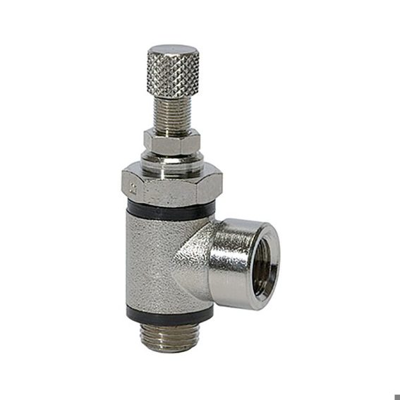 Durchflussregelventil mit beidseitiger Drosselung G 1/2 IG - Drosselventil