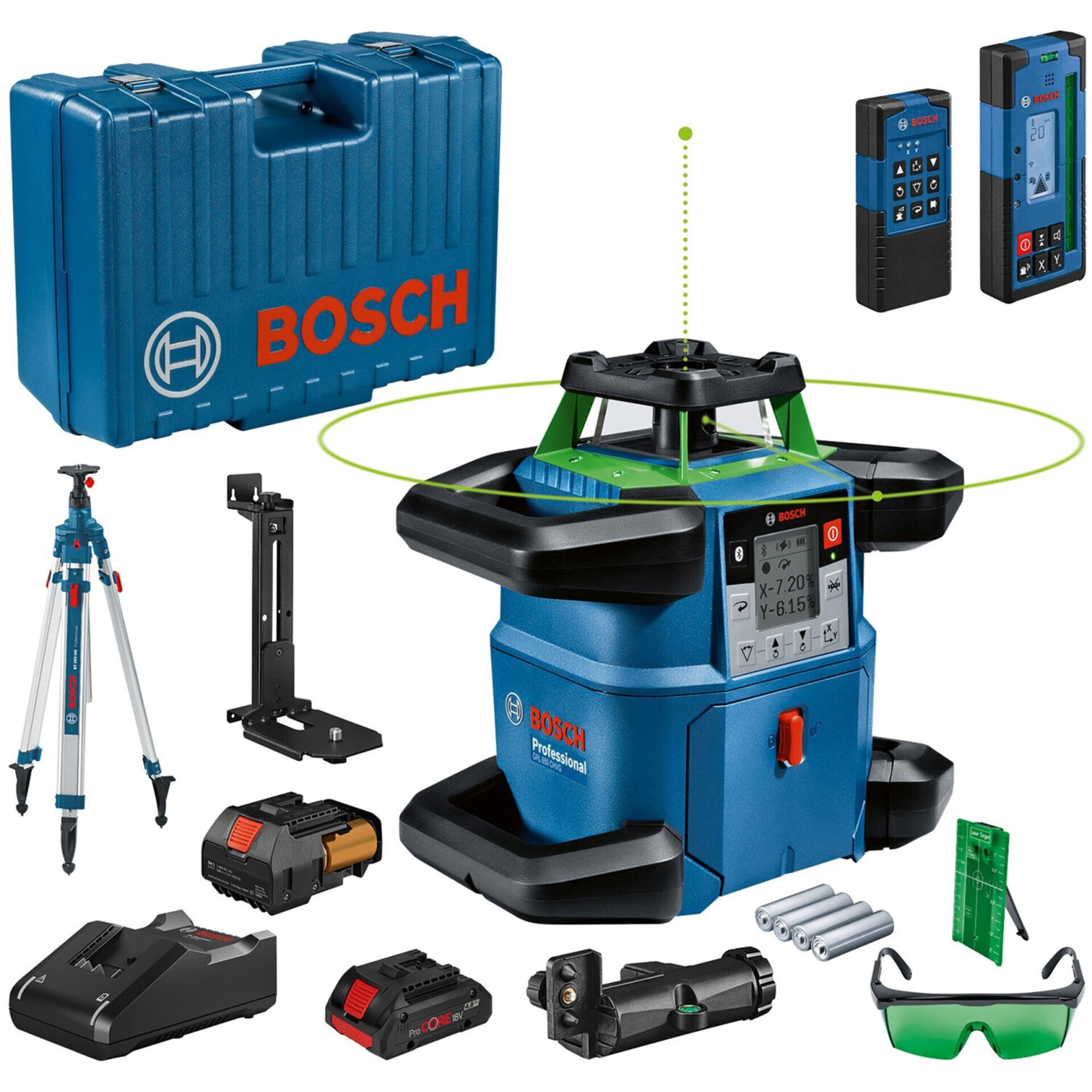 Bosch GRL 650 CHVG Professional Baulaser - Präzise Messtechnik für Baustellen