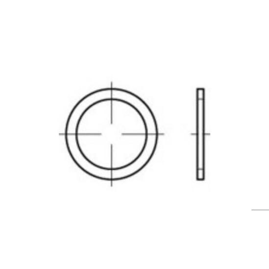 TOOLCRAFT Kupferdichtring TO-5454486 - 38mm DIN 7603