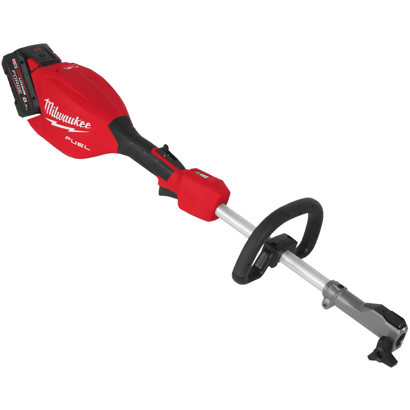 Milwaukee M18FOPH2-802 Akku-Basiseinheit mit QUIK-LOK - Inkl. 2 Akkus - Gartenpflegeset