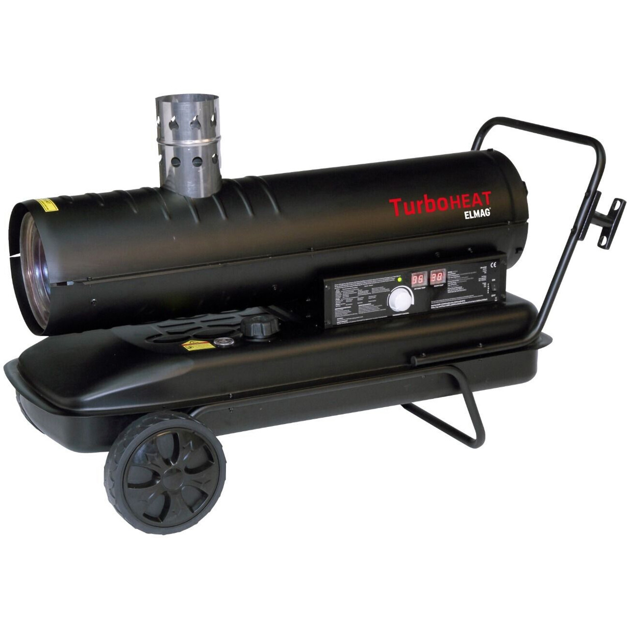 ELMAG TURBOHEAT ODK 52 - Öl/Diesel-Heizkanone mit Kaminabzug | Effiziente Außenheizung