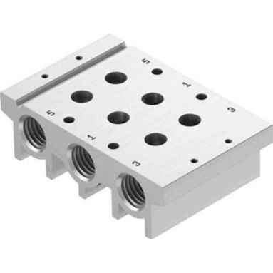 Aluminium Ventilverteiler 16-Stationen G3/8" Anschlüsse Aluminium Ventilverteiler 16-Stationen G3/8" Anschlüsse
