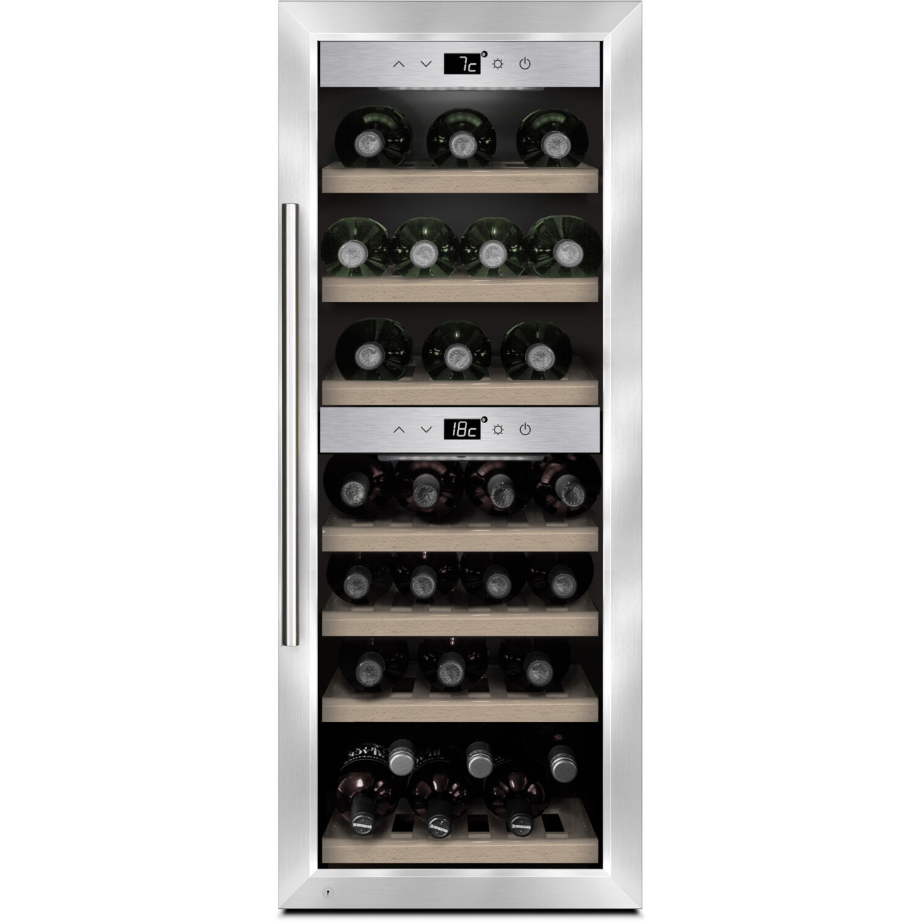 Caso WineComfort 380 Smart Weinkühlschrank - Eleganter und effizienter Kühler für Weinliebhaber