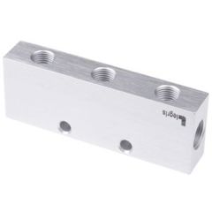 Eloxierter Ventilverteiler – 1 x G3/8 Buchse & 6 x G1/4 Buchsen aus Aluminium Eloxierter Ventilverteiler – 1 x G3/8 Buchse & 6 x G1/4 Buchsen aus Aluminium