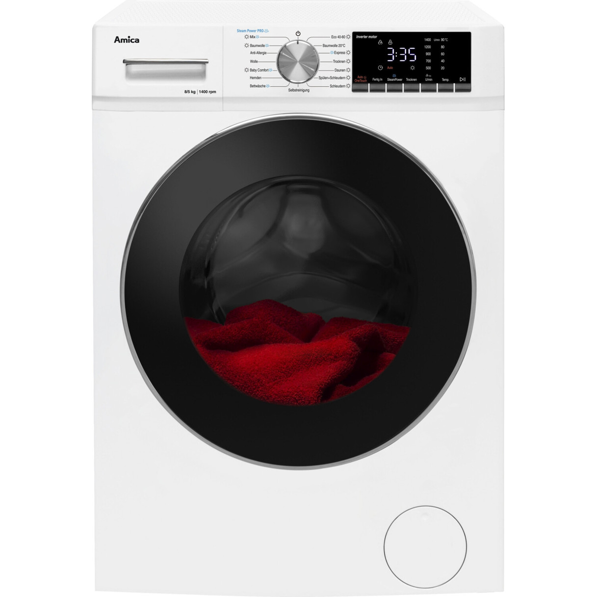 Amica WAT 404 050 Waschtrockner - Effizient und Vielseitig Amica WAT 404 050 Waschtrockner - Effizient und Vielseitig
