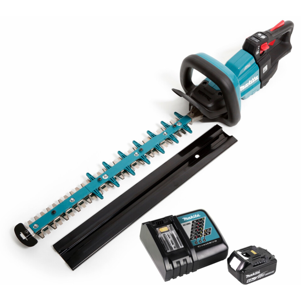 Makita DUH502 RG1 Heckenschneider Set: 1x Akku 6,0 Ah + Ladegerät Makita DUH502 RG1 Heckenschneider Set: 1x Akku 6,0 Ah + Ladegerät