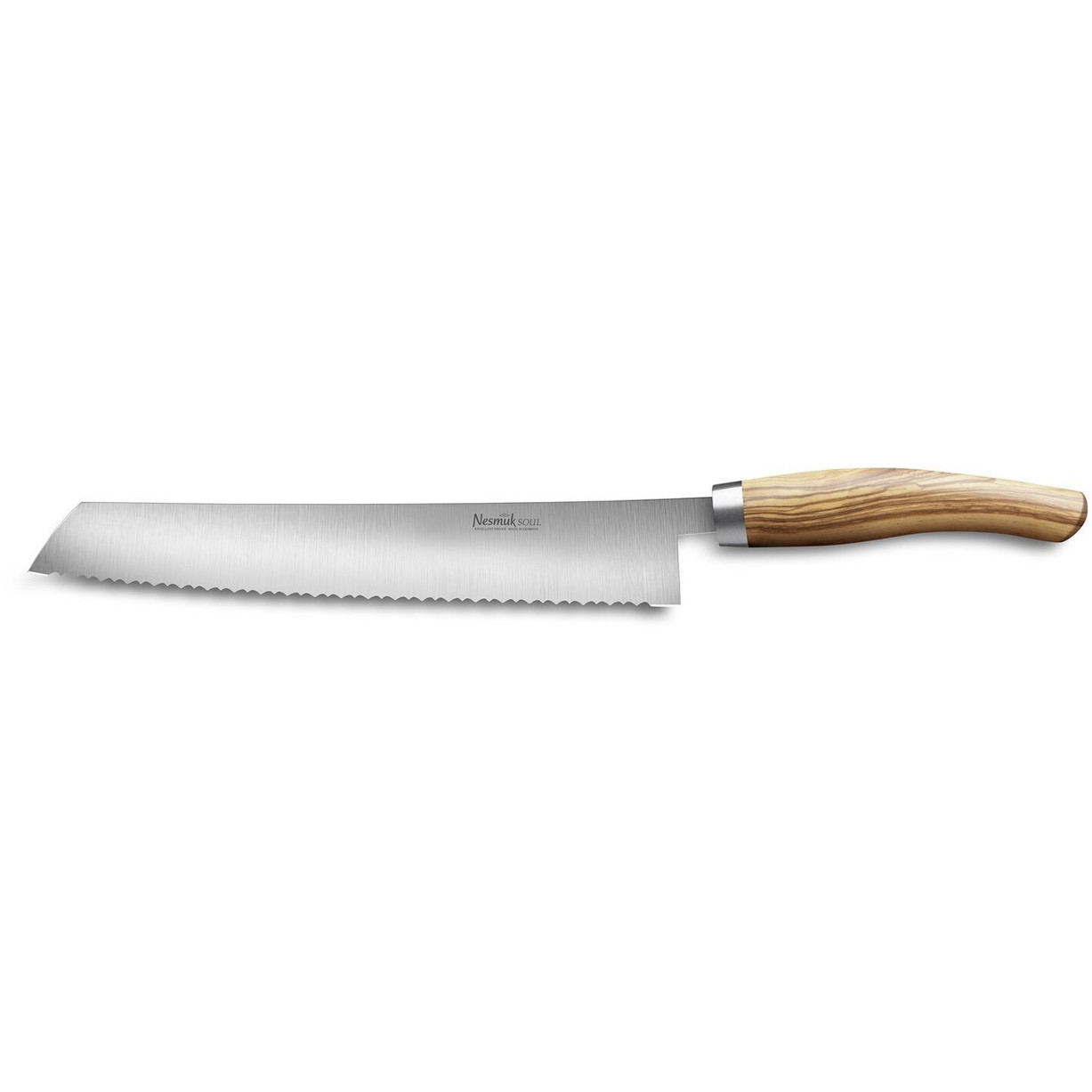 Nesmuk Soul Brotmesser aus Olivenholz – Premium-Messer für Perfekte Brotscheiben