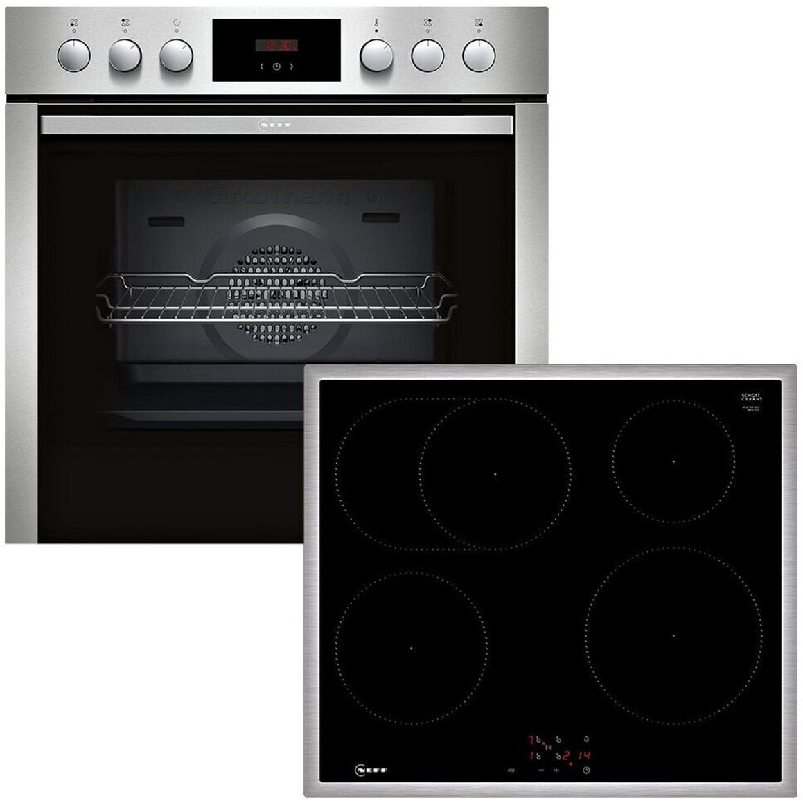 Neff E1CCD2AN4 Herd mit M56SBF1L0 Backofen - Energieeffizienzklasse A+ Neff E1CCD2AN4 Herd mit M56SBF1L0 Backofen - Energieeffizienzklasse A+