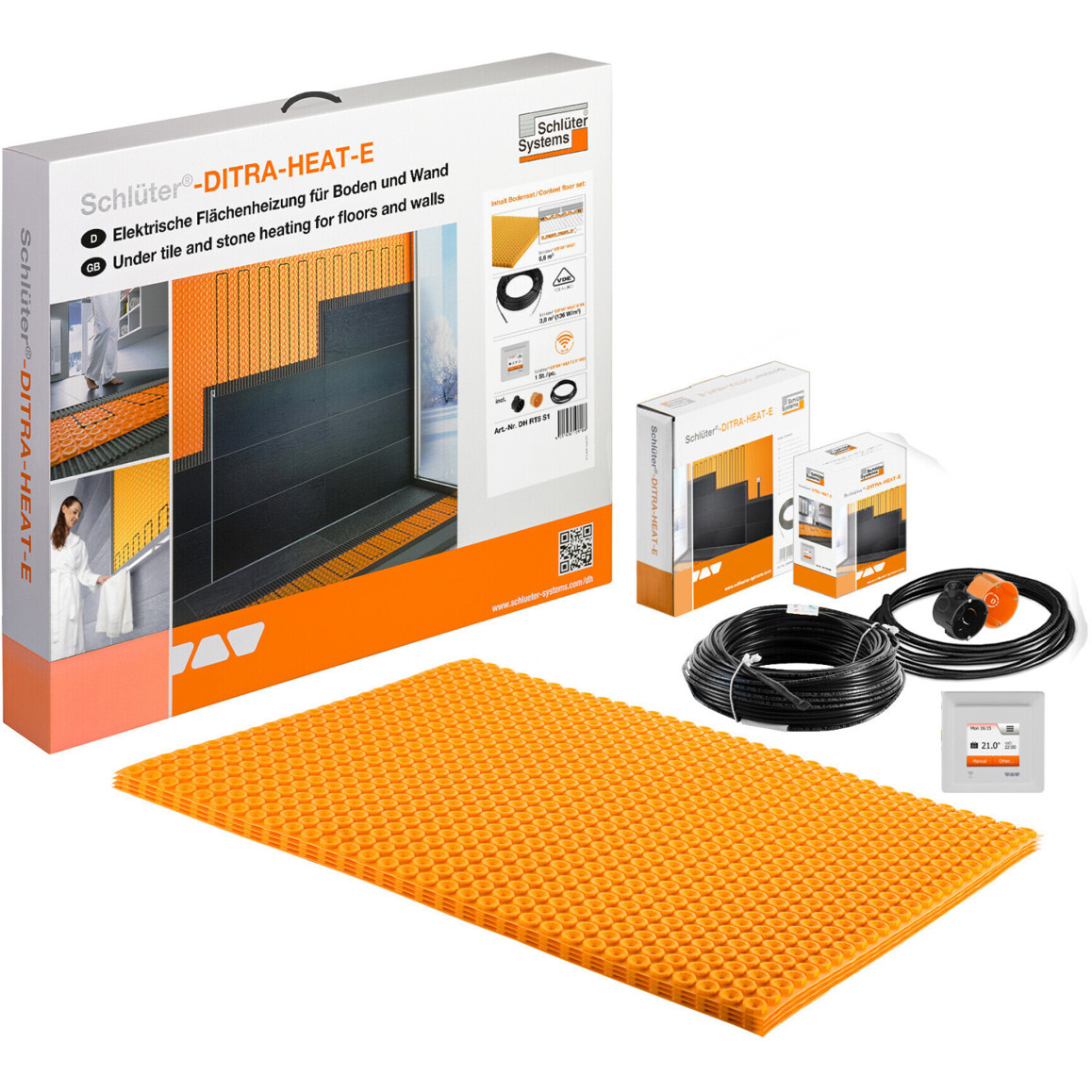 Garten-Schlüter DITRA-HEAT-E Set - Innovative Fußbodenheizung