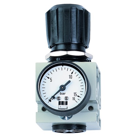 Druckminderer DM1/2 W mit G1/2 Zoll Anschlussgewinde und G1/8 Zoll Manometer Druckminderer DM1/2 W mit G1/2 Zoll Anschlussgewinde und G1/8 Zoll Manometer