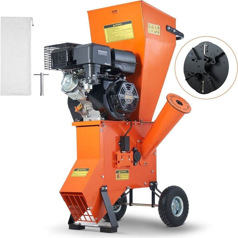 VEVOR Benzin Gartenhäcksler GCS400 – 420 cm³, 8,6 kW Leistung für effektives Häckseln VEVOR Benzin Gartenhäcksler GCS400 – 420 cm³, 8,6 kW Leistung für effektives Häckseln