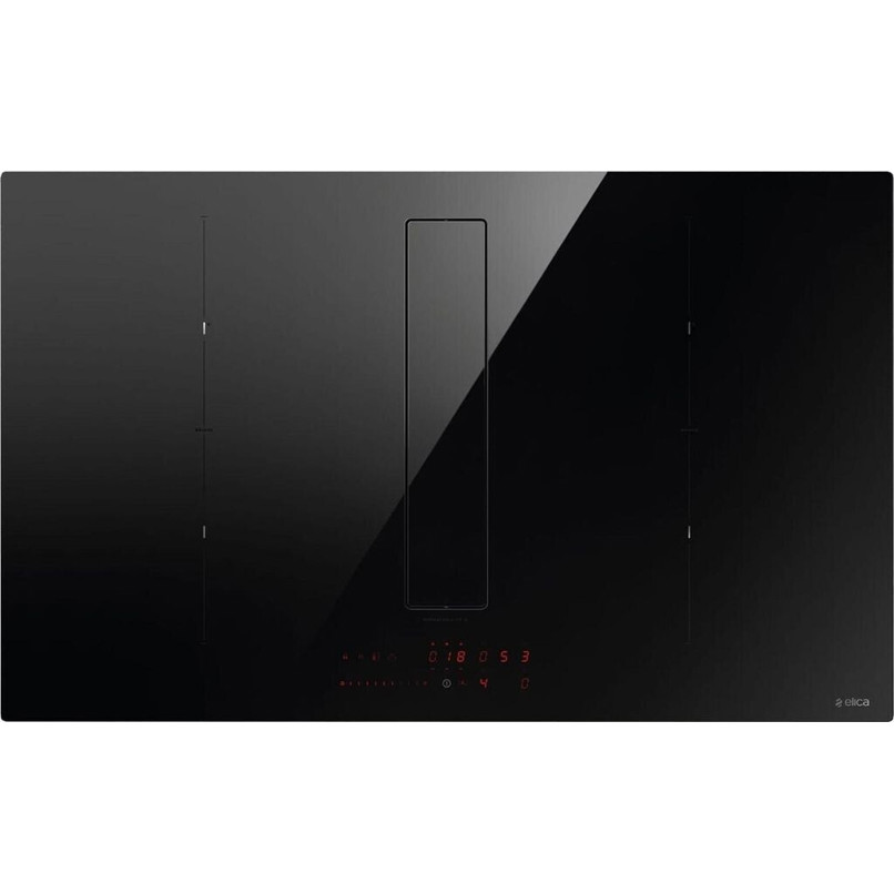 Elica Nikolatesla Fit XL BL/A/83 - Induktionskochfeld mit integriertem Dunstabzug