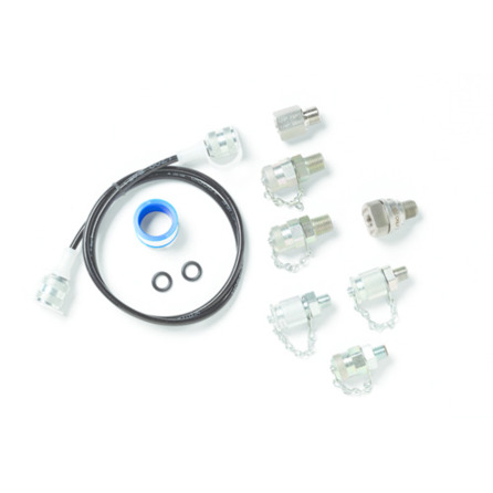 Druckschlauch-Set 1/8" NPT-Anschluss 10000 psi (700 bar) für Transmitterprüfung Druckschlauch-Set 1/8" NPT-Anschluss 10000 psi (700 bar) für Transmitterprüfung