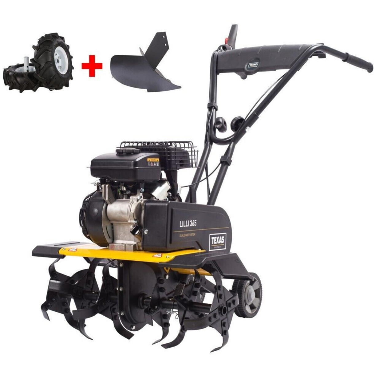Texas Lilli 365TG Dual Shaft Motorhacke Set - Effiziente Gartenarbeit für Profis und Hobbygärtner