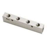 Eloxierter Ventilverteiler - 1 x G1/4 Buchse & 5 x G1/8 Buchsen - Aluminium