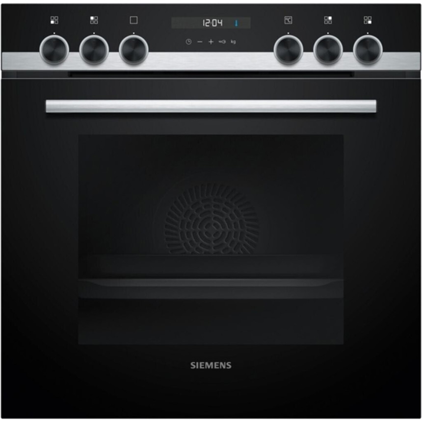 Siemens HE517BBS4 Einbauherd - Edelstahl, Induktionskochfeld, 71L, 7 Heizarten