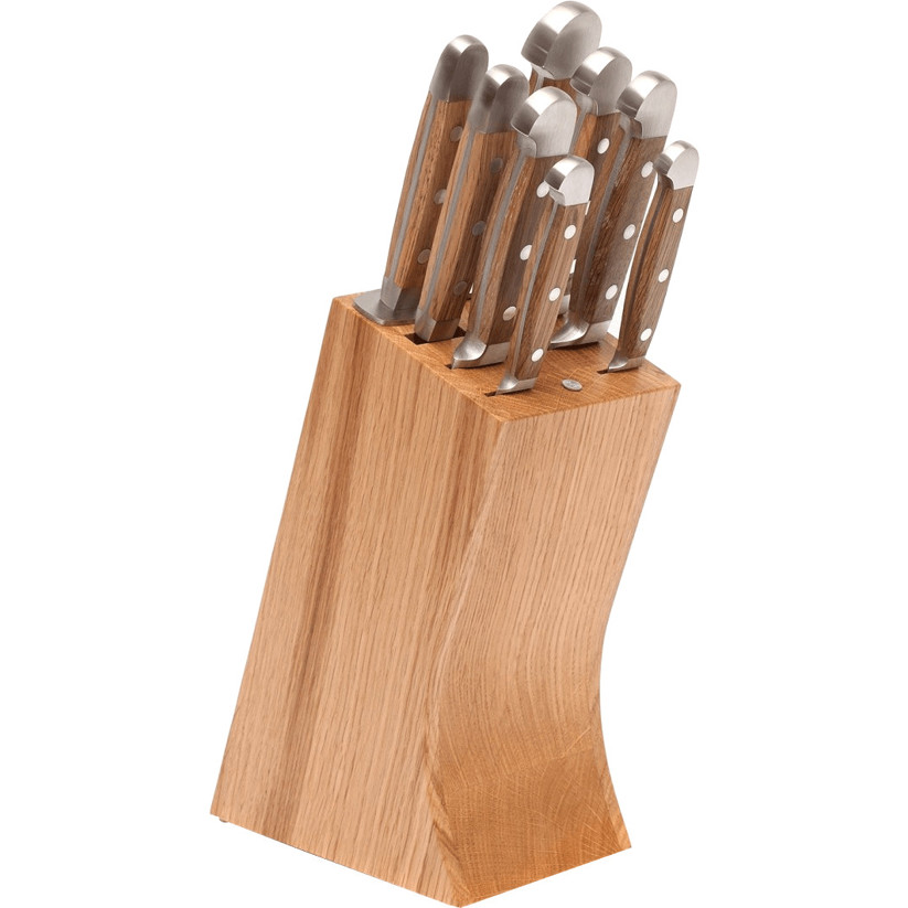 Güde Messerblock 8-teilig aus Eiche - Hochwertige Messer für jede Küche Güde Messerblock 8-teilig aus Eiche - Hochwertige Messer für jede Küche
