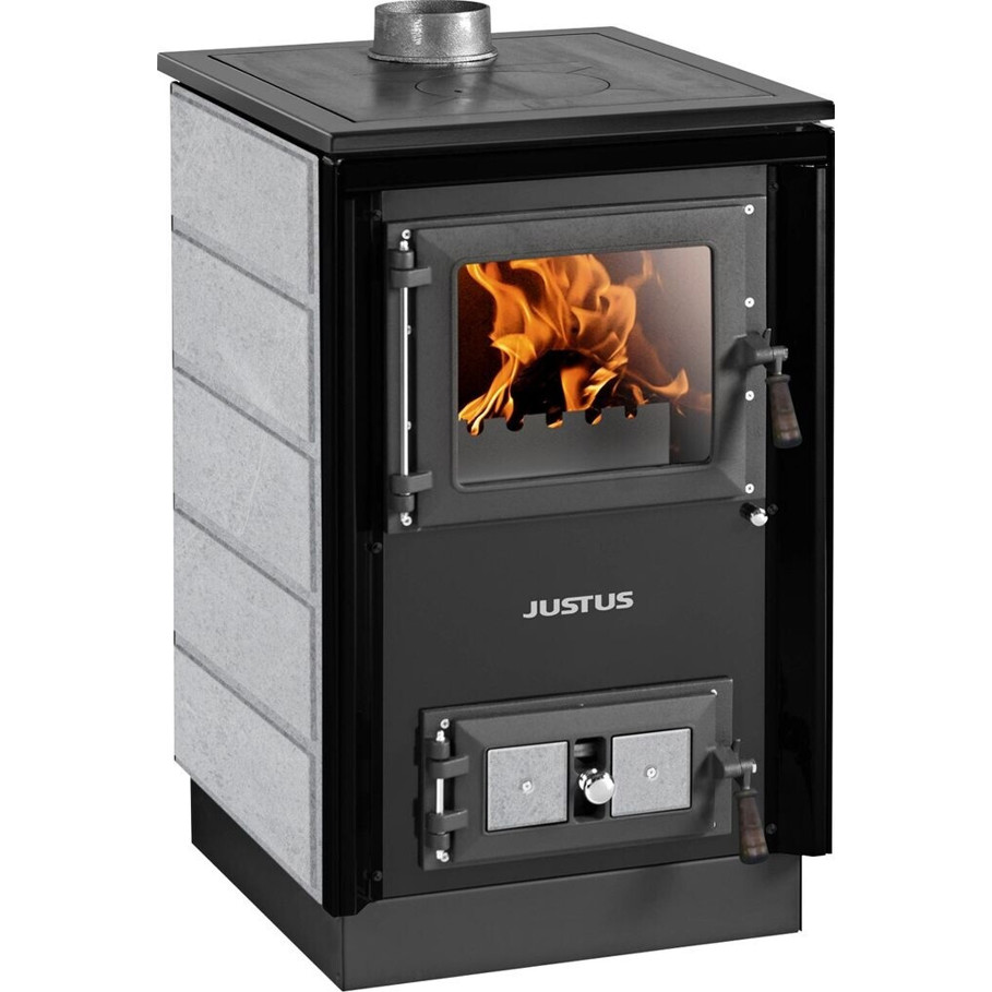 Justus Scheitholzherd Rustico 50 2.0 - 7 kW - Speckstein