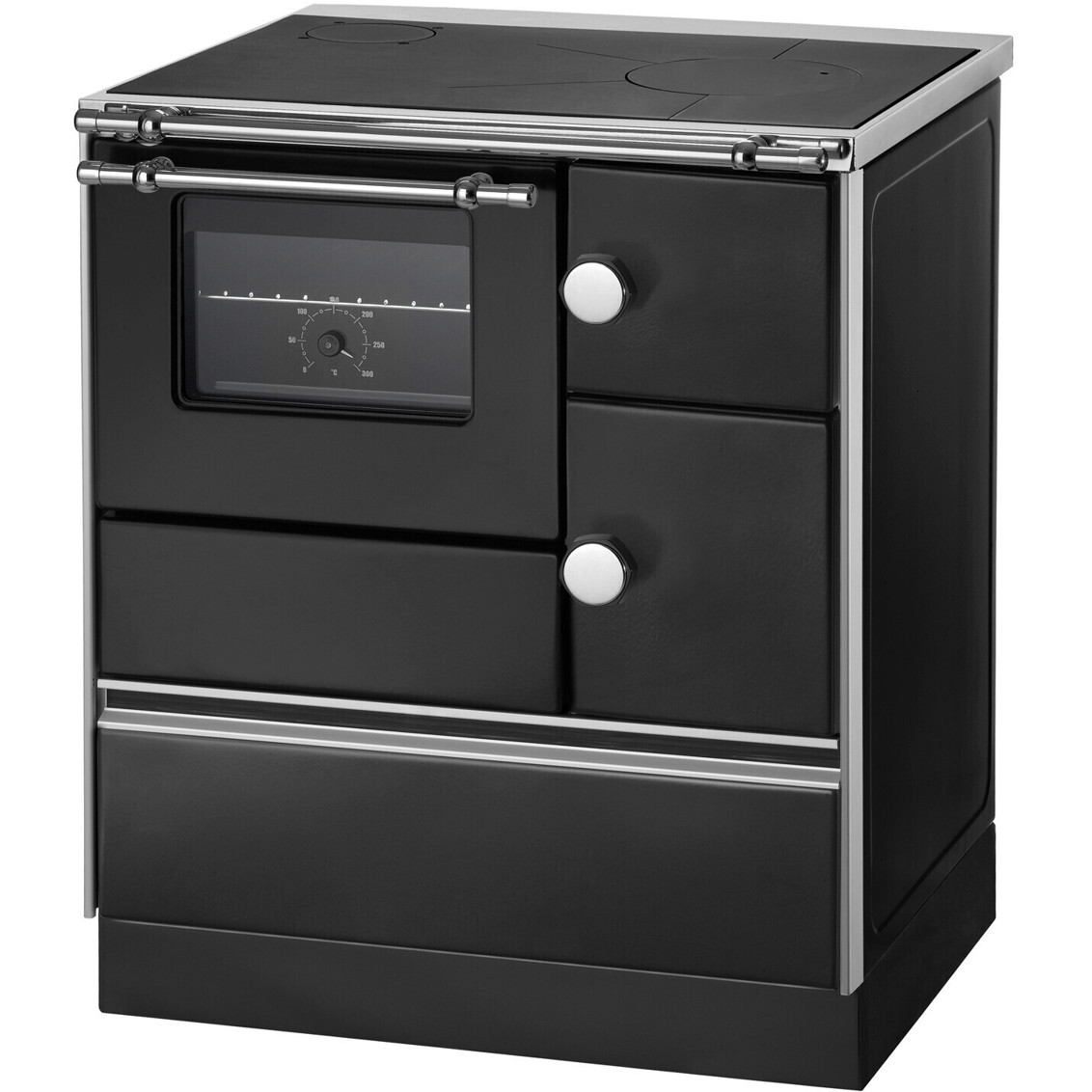 Wamsler Küchenofen K 176 A/70 - Schwarz, Links