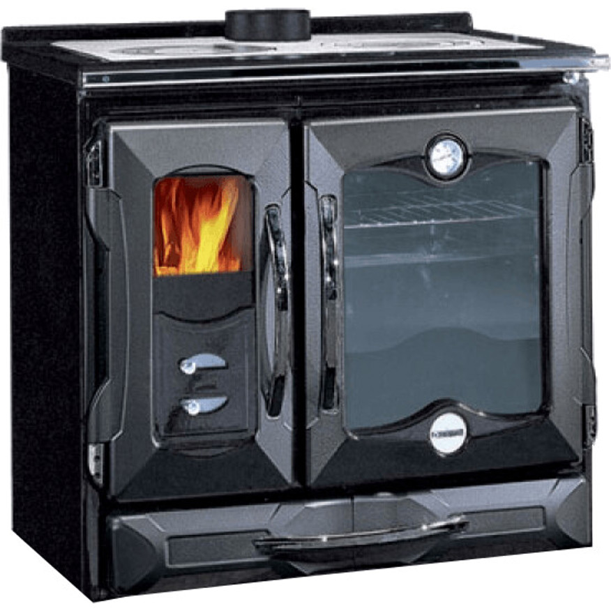 La Nordica Suprema Küchenofen - Schwarz-Anthrazit