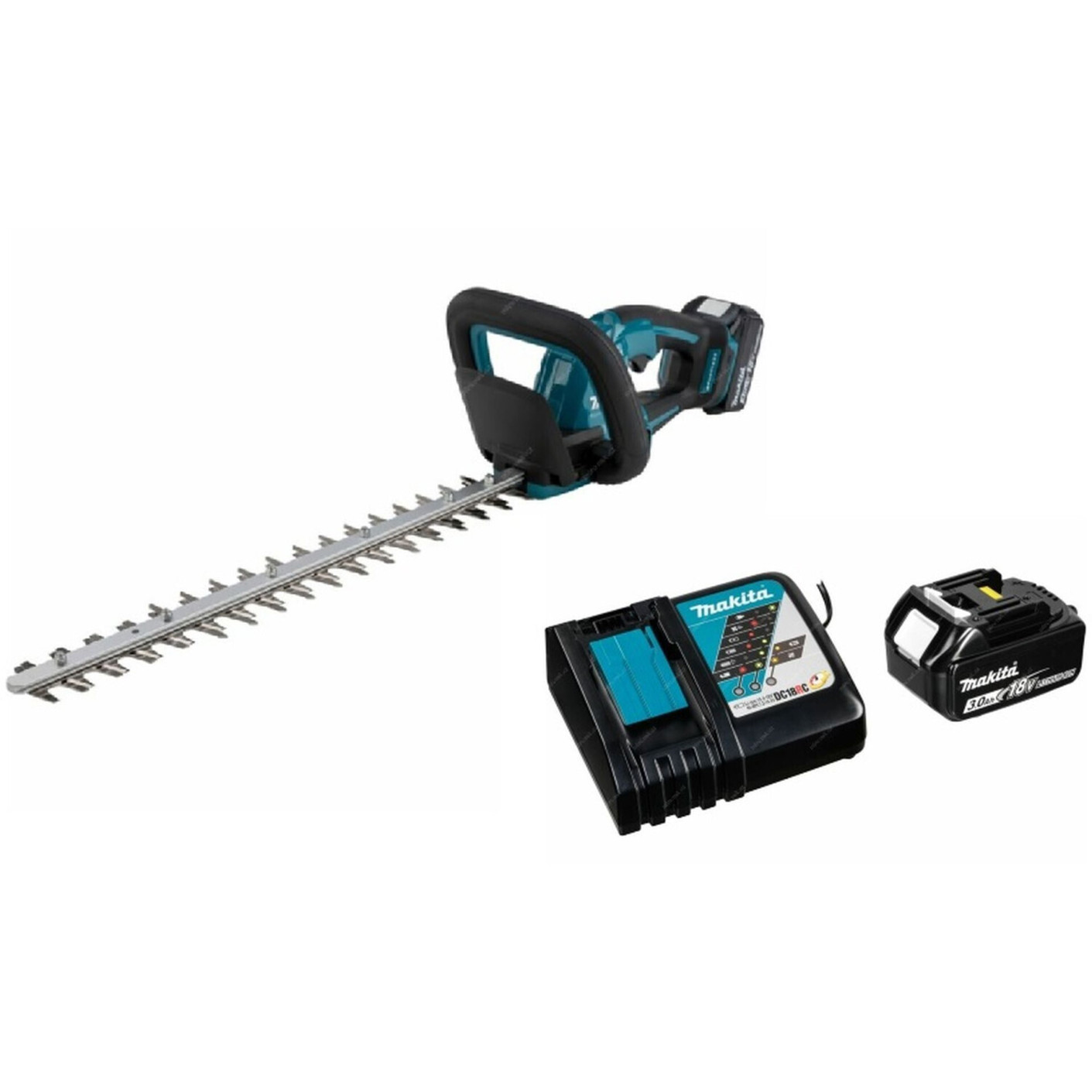 Makita DUH506 RT - Heckenschneider Set (1x 5Ah Akku + DC18RC Ladegerät)