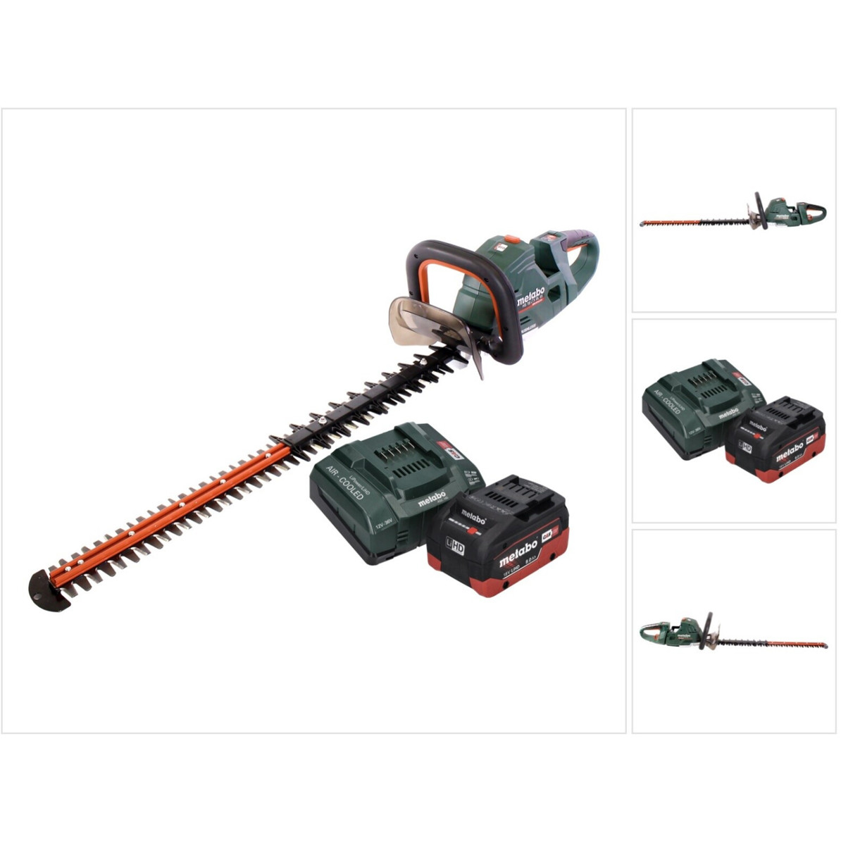 Metabo HS 18 LTX BL 75 - Brushless Heckenschneider mit 1x 8Ah Batterie & Ladegerät