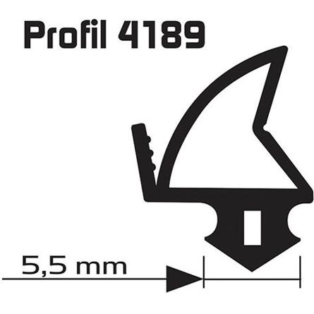 Renovierungs-Dichtung Schwarz Profil 25m für KF-Fenster und Türen - Silikon Renovierungs-Dichtung Schwarz Profil 25m für KF-Fenster und Türen - Silikon