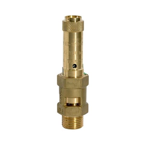 Messing Sicherheitsventil G 1/2 - Ansprechdruck 8 bar | Überdruckventil Messing Sicherheitsventil G 1/2 - Ansprechdruck 8 bar | Überdruckventil