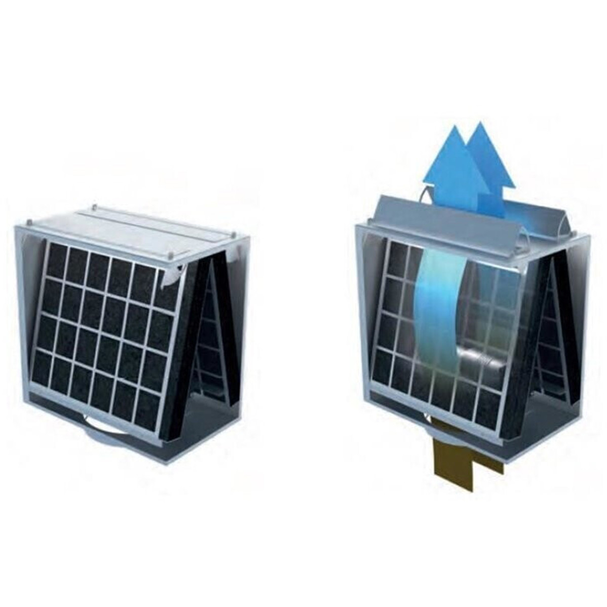 Berbel BUR 125 bT Umluftfilter - 1090071 Permalyt für Dunstabzugshauben