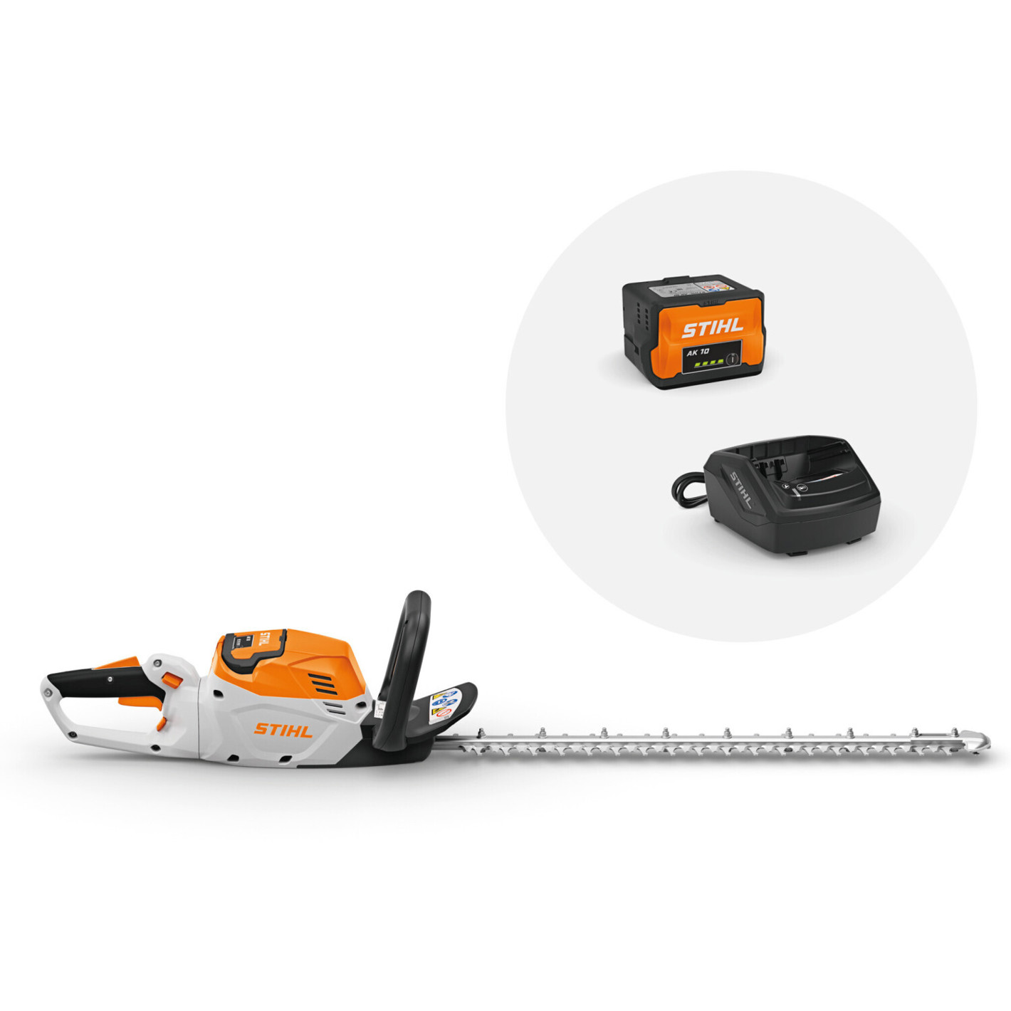 Stihl HSA 60 Heckenschneider Set mit 1x Akku AK10 und 1x Ladegerät AL101