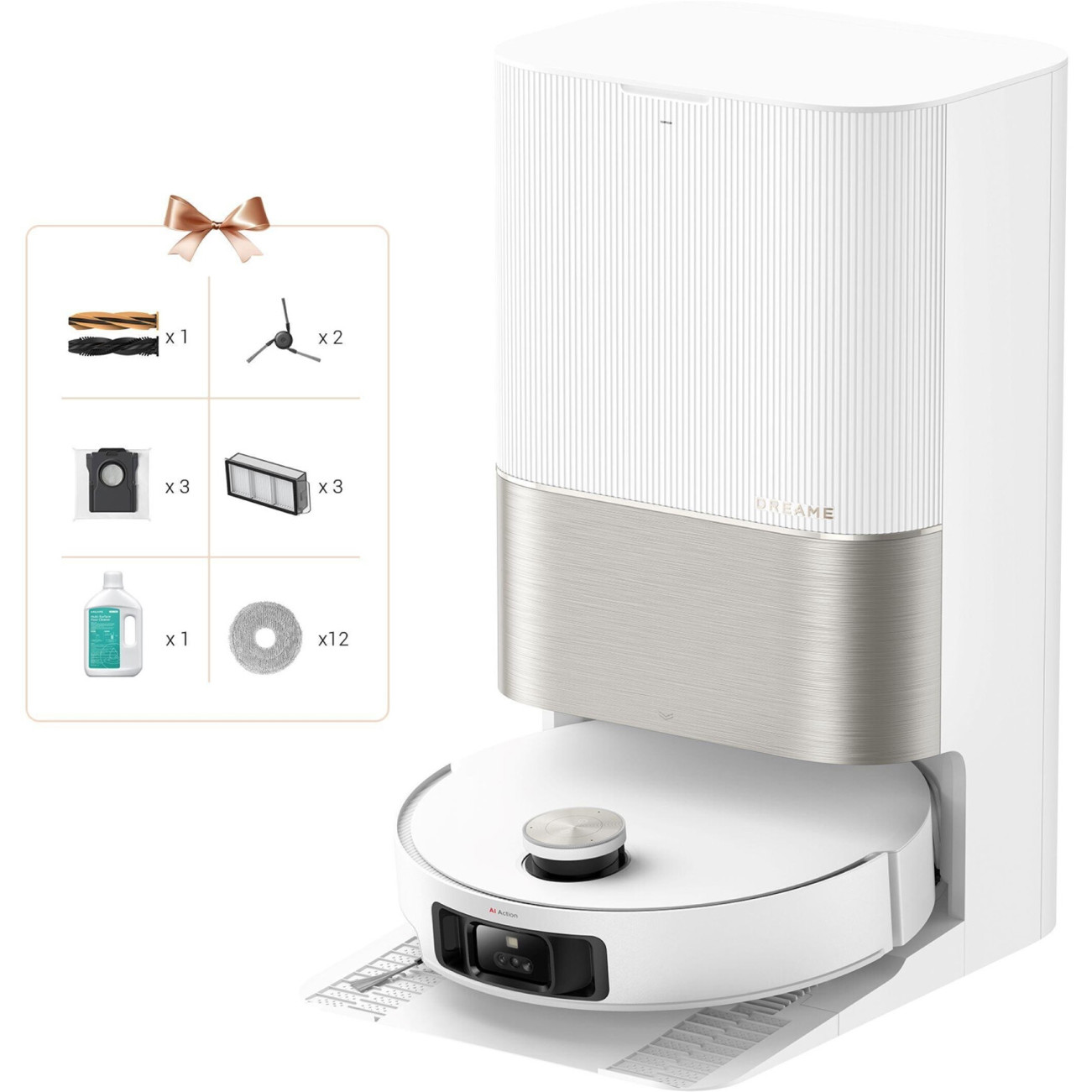 Dreame X50 Ultra | Komplett-Staubsauger in Weiß