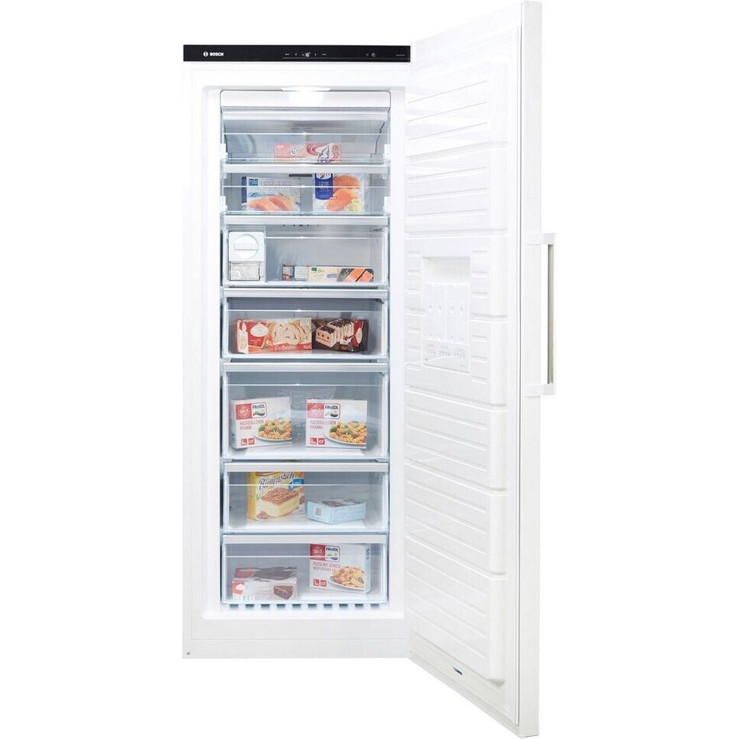Bosch Gefrierschrank GSN54AWCV - Energieeffizienter 4-Sterne Gefrierschrank mit viel Stauraum Bosch Gefrierschrank GSN54AWCV - Energieeffizienter 4-Sterne Gefrierschrank mit viel Stauraum