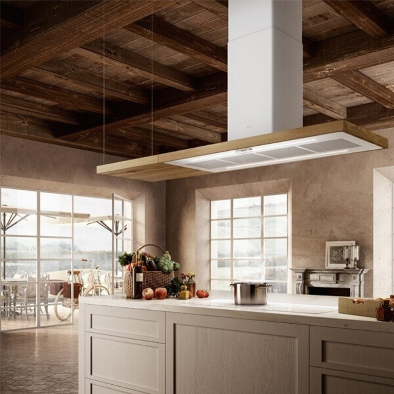 Elica Bio Island Dunstabzugshaube WH/A/120X58