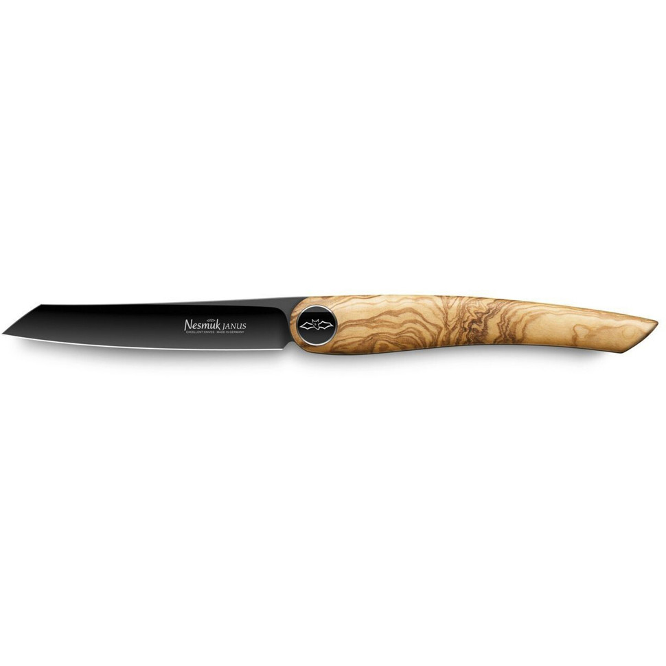 Nesmuk Janus Gourmet Folder 89 – Schwarze Maserbirke mit verschiedenen Griffen Nesmuk Janus Gourmet Folder 89 – Schwarze Maserbirke mit verschiedenen Griffen