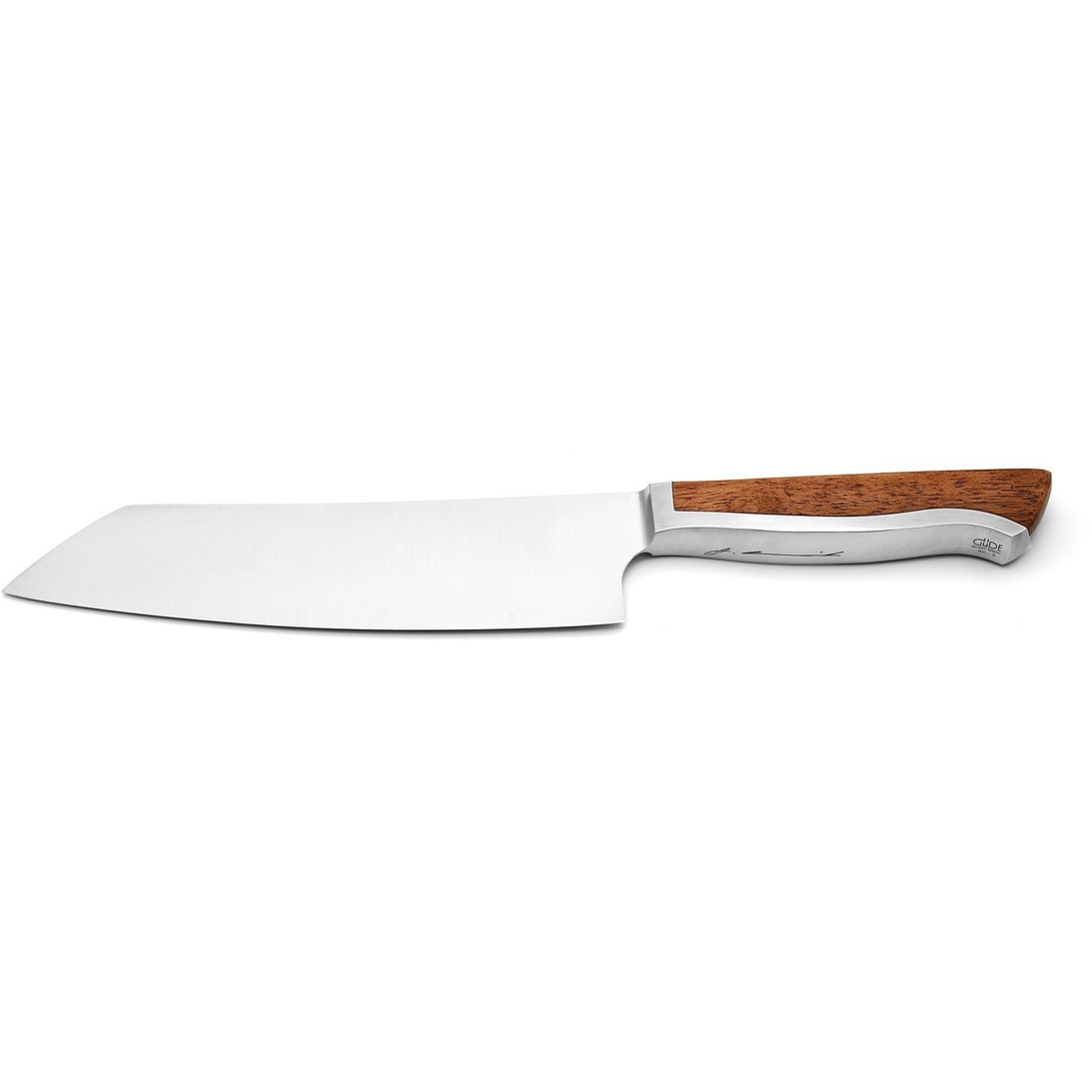 Güde Santoku Küchenmesser Caminada mit Holzscheide Güde Santoku Küchenmesser Caminada mit Holzscheide
