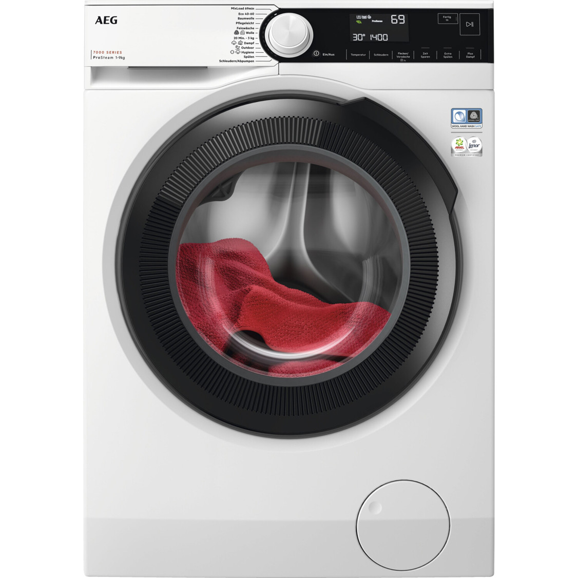 AEG LR7A70690 Waschmaschine - Hochleistungs-Waschmaschine mit Energieeffizienzklasse A