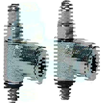 Beidseitiges Drosselventil mit M5 Steckverbinder - Schlauchanschluss 4 Beidseitiges Drosselventil mit M5 Steckverbinder - Schlauchanschluss 4