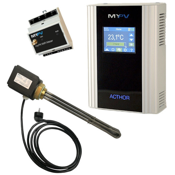 MYPV 3 kW Heizstab 230V mit AC Thor PV-Manager Set - Heizungszubehör (24014)
