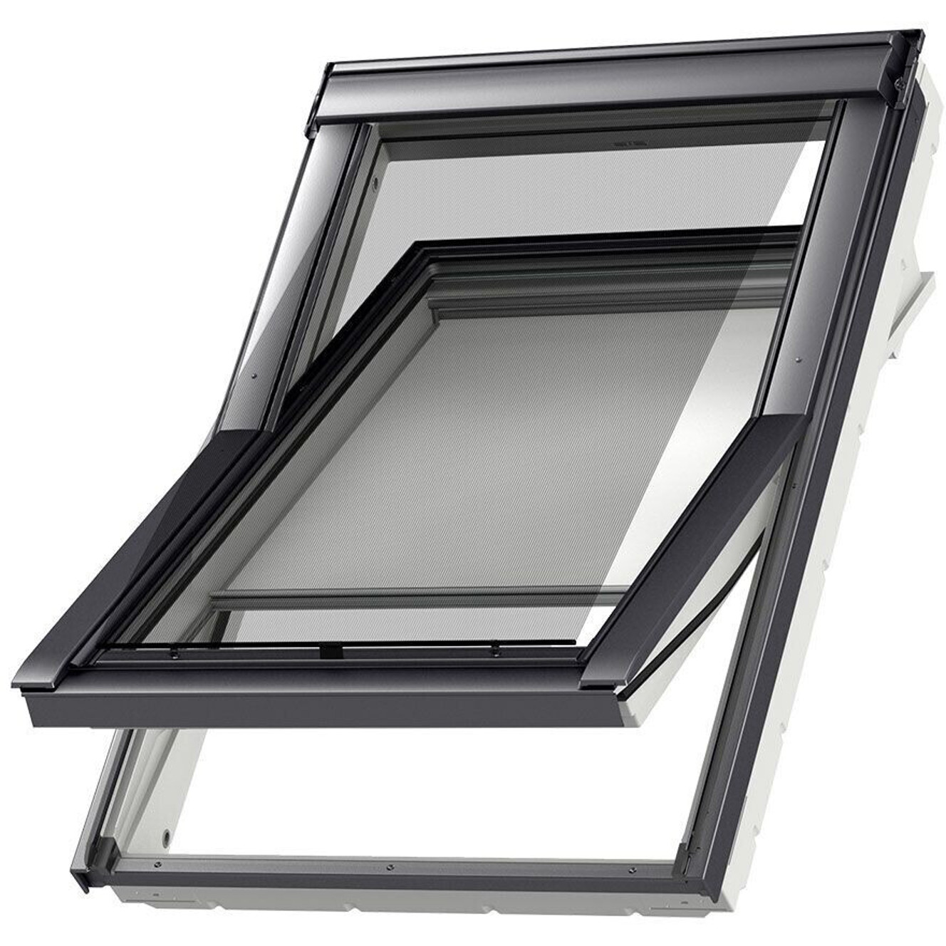 Velux Solar Hitzeschutzmarkise Außen - Uni Schwarz - 94x140 cm (5060, PK08)